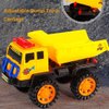 Ovewibi Construction Truck Toys, Dump Truck for Boys & Girls 3-5 Years, Vehicle Friction Powered Cars (Small)