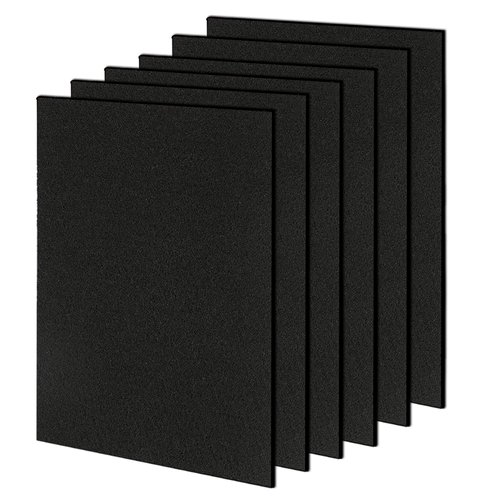 6 PCS Charcoal Filter Sheet Compatible with Broan-NuTone BP58 Non-Duct for 43000 Series Range Hood, 7.75" x 10.5" Charcoal Filter for Range Hood, Carbon Cloth Filter for Absorbing Fumes and Grease