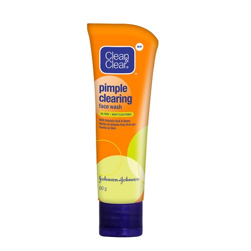 Clean & Clear Pimple Clearing Face Wash, 80g