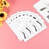 10Pcs Eye Brow Stencil Eyebrow Stencils Adhesive Eye Brow Shaping Stickers Makeup Beauty Tools for DIY Grooming