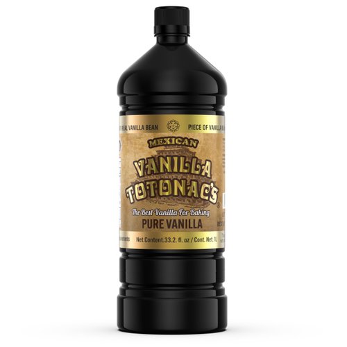 Mexican Vanilla Totonac's Pure Extract - 33.2 Oz Bottle - Premium Vanilla Liquid for Baking & Cooking, Packaging May Vary