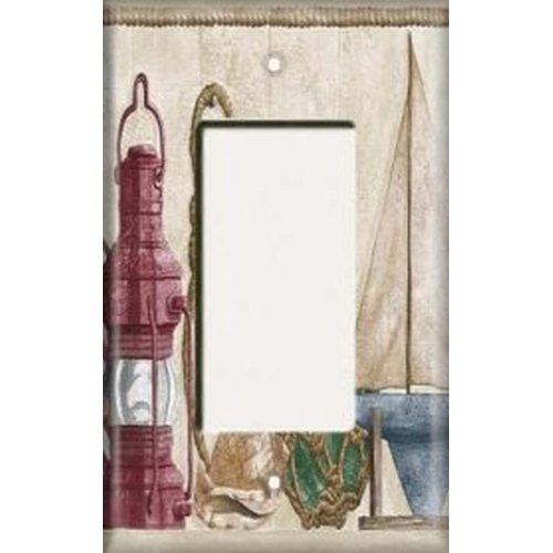 SnazzySwitch Sea Lantern Decorative Rocker Switch Cover - Fits Decora Style Outlets and GFCI Wall Plate Too