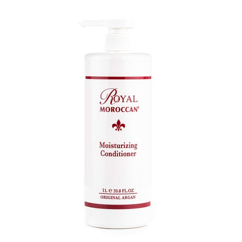 Royal Moroccan Moisturizing Conditioner Hair Products - Moisturizing Conditioner For Dry and Colored Hair 1000 ml 33.8 fl.oz, Base of Moroccan Argan oil, For color – Treated Hair, Frizzy Hair.