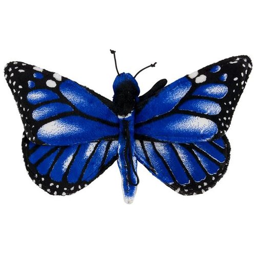 Forest & Twelfth 11” Morpho Plush Butterfly Toy – Adorable Stuffed Animal Toys, Ideal as Living Room, Sofa, Bedroom or Nursery Décor – Soft Plush Toy for Boys & Girls (Blue Morpho)