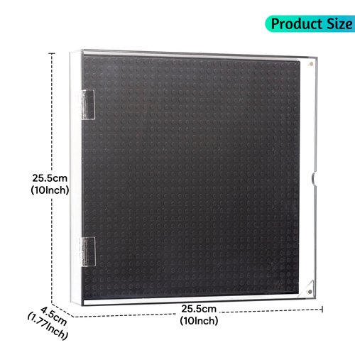 JOYMOMO Acrylic Wall Mount Minifigure Display Case Showcase and Protect Your Building Block Mini Figures Collection (without Mini Figures)