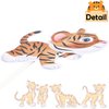 24Pcs Tiger Cupcake Toppers Tiger Party Supplies Safari Baby Shower Decorations for Tiger Theme Jungle Safari Animal Birthday Party Baby Shower