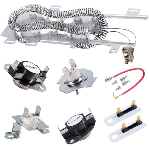 8544771 Dryer Heating Element, 279816 Thermostat Cut Off,279973 3392519 Dryer Thermal Fuse Compatible with maytag, kenmore,kitchen,whirlpool and More
