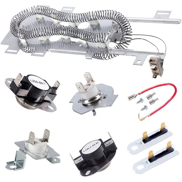 8544771 Dryer Heating Element, 279816 Thermostat Cut Off,279973 3392519 Dryer Thermal Fuse Compatible with maytag, kenmore,kitchen,whirlpool and More