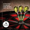 Viper Spinning Bee Soft Tip Darts with Casemaster Storage/Travel Case, Green, 16 Grams