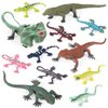 SCAHOW 12PCS Fake Lizard Toys Realistic Rubber Reptile Animal Figures Plastic Wilde Life Creatures Lizard Figurines for Kids, Halloween Party Favor Prank Props Scary Toy