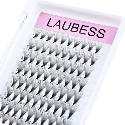 Premade Fans Eyelash Extensions 20D Pointed Base Premade Lash Extensions Fans Middle Stem Premade Lash Fan Synthetic Mink Volume Lash Extensions (20D-0.07C-8mm)