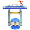 OLAKIDS Kids Piano Keyboard, 37 Keys Electronic Musical Toy with Detachable Microphone, Lights, Record, Playback, USB, MP3, Multi-Functional Piano Instrument for Toddlers Age 3+