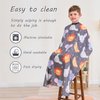 Kids Barber Cape, 51"x36" Professional Salon Hair Cutting Cape with Adjustable Neck Strap, Unisex Kids Haircut Cape for Hairdresser and Stylist (Cartoon Animal Pattern)