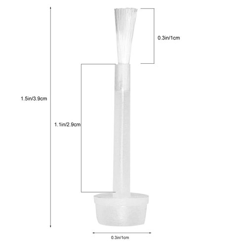 1 Set 100 Pcs Dip Powder Replacement Nail Polish Brush Replacement Liquid Replacement for DIY Nail Beauty Home Salon