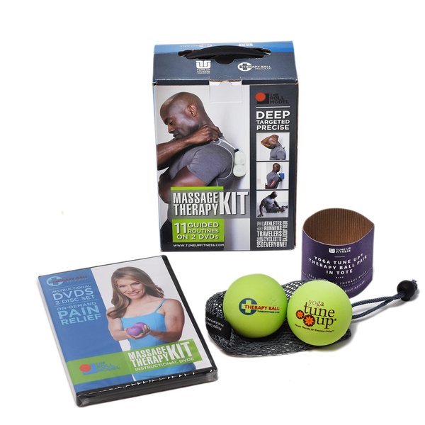 Tune Up Fitness Massage Therapy Full Body Kit includes Instructional DVDs and Yoga Tune up Therapy Balls