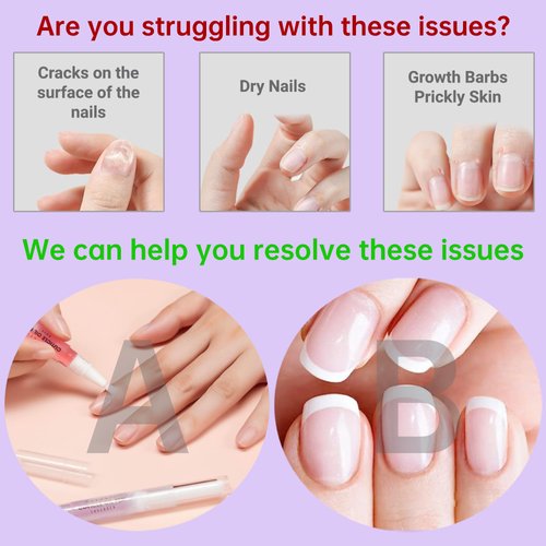 15 PCS Cuticle Oil for Nails, GRUNIL Cuticle Oil Pen for Nail Growth Treatment, Nail Strengthener for Thin Nails and Growth Nail Oil Home Nail Care Kit Pedicure Supplies Manicure Tools