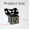 Lecctso Backup Camera, Back Up Camera for Cars, HD 12 LED 150 Degree Wide Angle Car Reverse Camera Clear Night Vision & IP69 Waterproof, Rear Camera Car Accessories Universal for Car SUV Truck