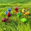 Cruis Cuka Metal Yard Art Cute Ant 5 Pcs Garden Decor for Outside Lawn Ornaments Porch Backyard Wall Sculpture Fence Decorations