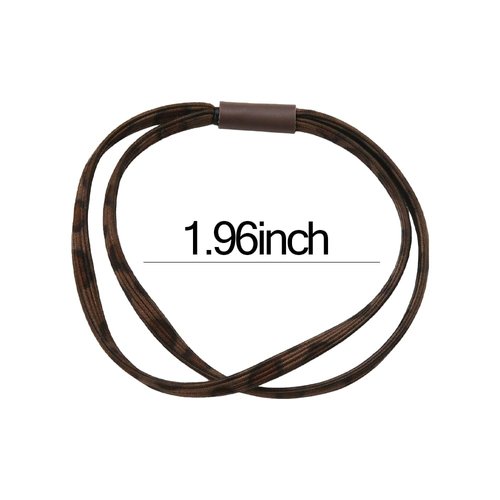 10 PCS Leopard Print Hair Ties Elastic Seamless Hair Rubber Bands for Women Girls Cheetah Print Ponytail Holders for Thick Long Hair Elastics Bracelets for Curly Hair Accessories