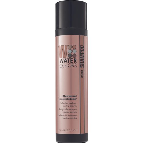 Watercolors Color Depositing Shampoo, Semi Permanent Hair Color 8.5 oz - COCOA