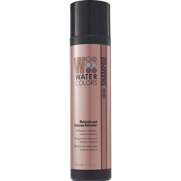 Watercolors Color Depositing Shampoo, Semi Permanent Hair Color 8.5 oz - COCOA
