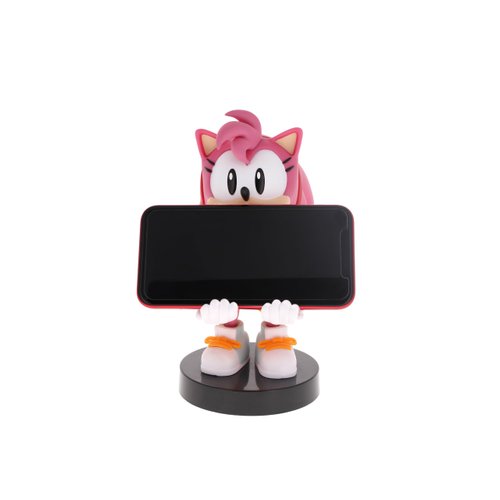 Exquisite Gaming: SEGA: Amy Rose - Original Mobile Phone & Gaming Controller Holder, Device Stand, Cable Guys, Sonic the Hedgehog Licensed Figure