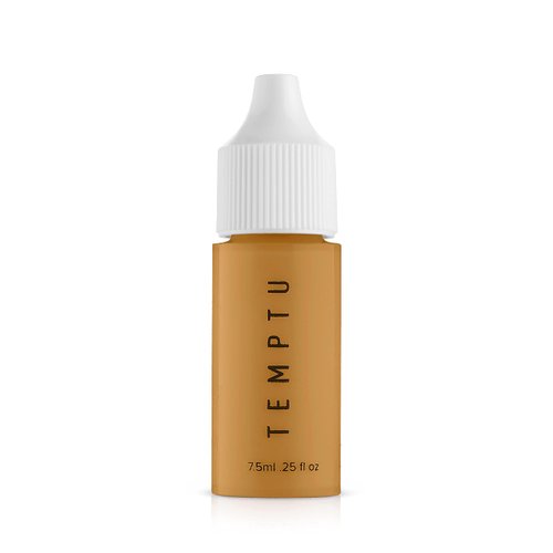 TEMPTU SilkSphere Airbrush Foundation: Long-Lasting Liquid Makeup, Medium-Full Coverage | 4-In-1 Formula Foundation, Primer, Concealer & Corrector | Luminous, Dewy Finish | 6W Warm Beige | .25 Fl Oz
