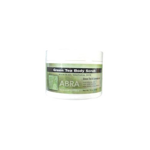 Abra Therapeutics, Green Tea Body Scrub, Green Tea & Lemongrass, 10 oz (283 g)