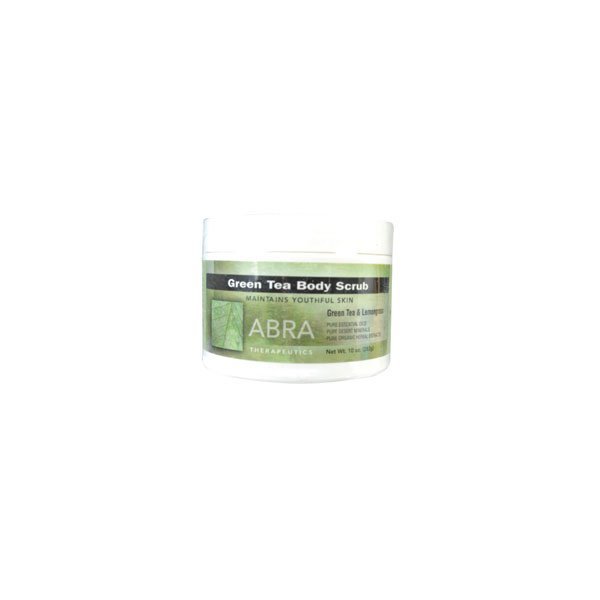 Abra Therapeutics, Green Tea Body Scrub, Green Tea & Lemongrass, 10 oz (283 g)