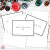 Happy New Year" Greeting Cards & Envelopes - 25 Per Pack (A2-4 1/4 x 5 1/2)