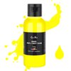 Go Ho Yellow Face Body Paint(2.1 oz),Yellow Makeup Water Based Face Paint and Body Paint for Airbrush Makeup, Special FX, Cosplay, and Halloween Make up