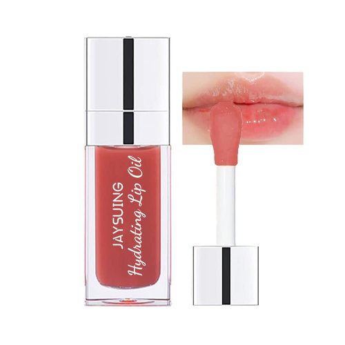 Mysense Hydrating Lip Gloss Oil, Plumping Lip Glow Oil Tint, Glossy Lip Moisturizer for Lip Care and Dry Lips Nourishing, #012 Rosewood