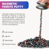 Slime Putty Party Favors, Cool Fidget Magnet Ferrite Putty, Magnetic Stones Eggs with Rattle Oval Magnet, Novelty EDC Toy Slime Putty & Science Kit Gift