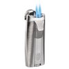 Cobber Torch Butane Lighter,Refillable and Windproof Lighter Double Jet Flame Butane Lighter for Men Gift Ideas(Silver)