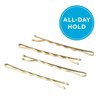 Goody Colour Collection Metallic Finish Bobby Pin, Blonde (Pack of 3)
