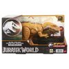 Mattel Jurassic World Wild Roar Dinosaur Toy with Sound & Attack Move, Megalosaurus Posable Action Figure Includes Digital Play, 11 inches Long