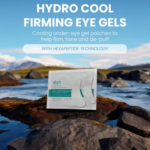 Skyn Iceland Hydro Cool Firming Under Eye Patches. Eye Gel Mask to Firm And Reduce Wrinkles, Fine Lines, Dark Circles, Puffy Eyes & Bags, 8 Pairs