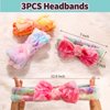 LEOBRO Spa Headband, Skin Care Headband, Makeup Headbands for Women Teen Girls, Headband for Washing Face, Hair Band for Washing Face, with Hair Scrunchies