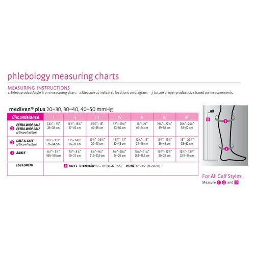 mediven Plus for Men & Women, 20-30 mmHg – Calf High Compression Socks with Silicone Top Band, Closed Toe Leg Circulation, Opaque Leg Support Compression Coverage, IV, Beige