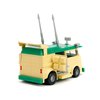 Party Wagon Green and Beige Ninja Turtles Hollywood Rides Series Diecast Model Car by Jada 34723