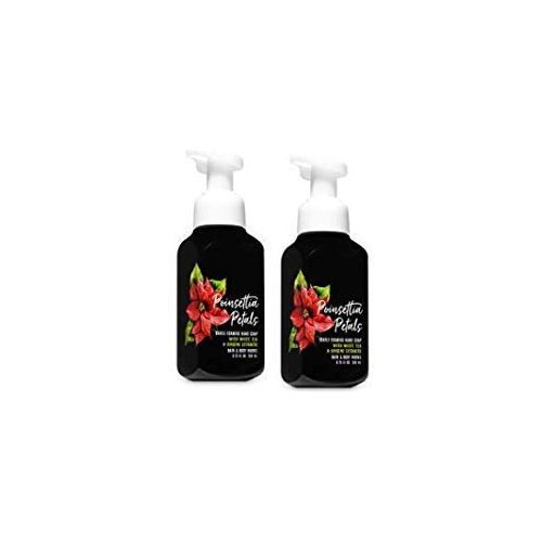 2 Poinsettia Petals Gentle Foaming Hand Soap. 8 Oz
