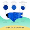 Foot and Ankle Gel Pack - Reusable Gel Ice Pack with Elastic Fastener - Cold Packs for Post-Surgery or Sport Injuries, Flexible Ice Packs - Foot Wrap and Ankle Ice Pack Wrap Compression - 1 Pack Blue