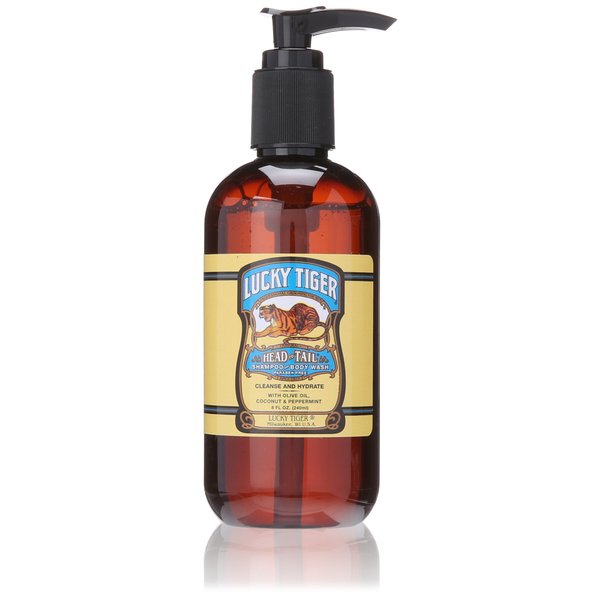 Lucky Tiger Shampoo and Body Wash, 8 Ounce