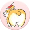PopSockets Phone Grip with Expanding Kickstand, A Corgi Christmas