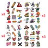 20Sheet Skateboard Sports Temporary Tattoos Stickers 240Pcs Party Decoration Supplies for Girls Boys Birthday Halloween Party Favors Goodie Bags Fillers Exchange Gifts School Prizes Game Rewards