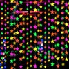 110feet UV Star Paper Neon Garland Neon Streamers Black Light Neon Decorations for Dark Glow Party UV Reactive Neon Party Favors Glow in The Dark Party Supplies Wedding Birthday Banners Decorations