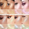 SUMEITANG 8 Colors Highlighter Makeup Palette，Shimmer Glitter Multichrome Highlight Powder luminizers，All Sparkling Shades Can Be layered or Worn Individually to Enhance & Brighten Your Face Features