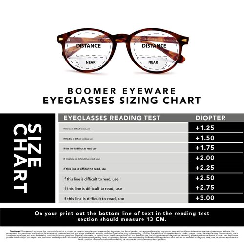 Boomer Eyeware Classic Stylish Bifocal Rounders, Reading Glasses for Men & Women, 2.50, Brown