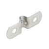 Sydien 50Pcs M5 2Hole Strap U Bracket Tube Strap Stainless Steel Rigid Pipe Strap Clamp