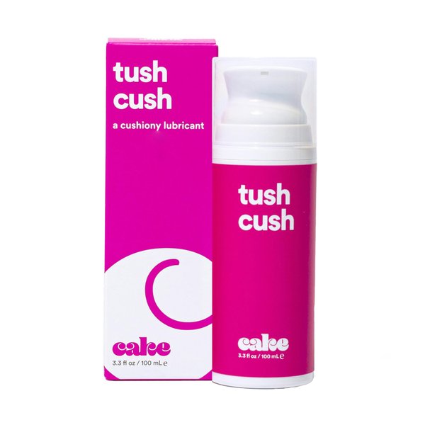 Hello Cake Tush Cush, Silicone and Water-Based Lubricant, Personal Lubricant, Natural Lube for The Backside (3.3 Fl. Oz.)
